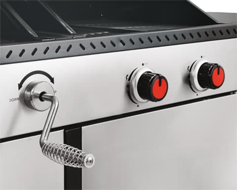 Yato YG-20030, 8200 W, Grilli, Hiili + luonnollinen kaasu, 2 alue(tta), 3000 W, 2200 W