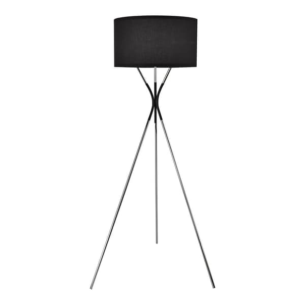 Golvlampa Athlone 145 cm metall silver svart [lux.pro]