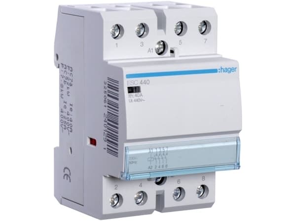 Kontaktor 40A 4 Slutte 230V 3M