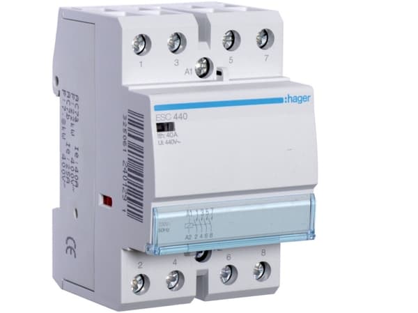 Kontaktor 40A 4 Slutte 230V 3M