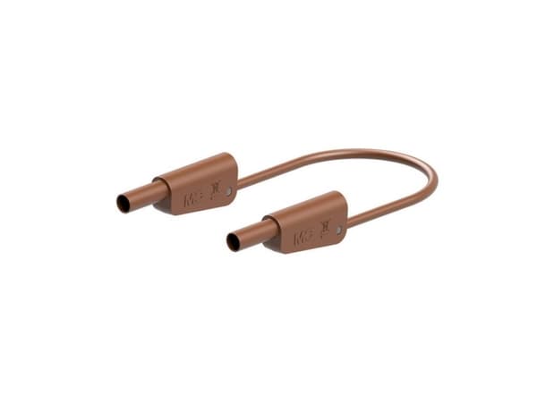 Stäubli SLK-4N-F25 Prøveledning [ - ] 25 cm Brun 1 stk