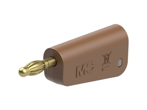 Stäubli LM-4A-39 Lamelstik Stiftdiameter: 4 mm Brun 1 st