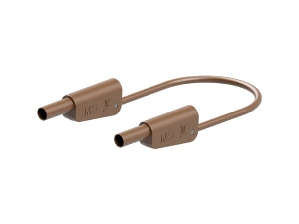 Stäubli SLK-4N-S25 Prøveledning [ - ] 50 cm Brun 1 stk