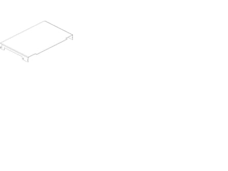 CUBIC Vaakasuora kansi 2x1 moduuli