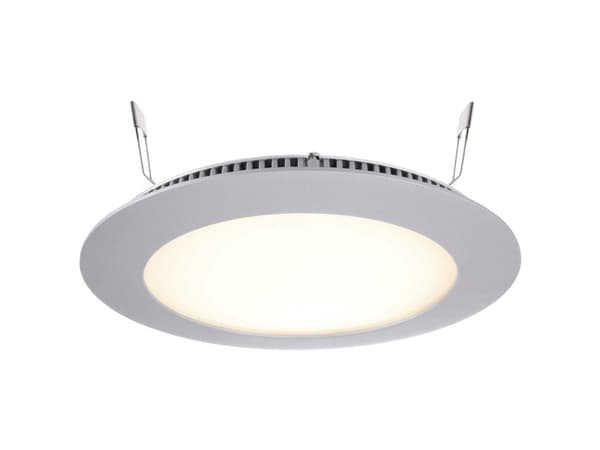 Deko Light 565089 LED Panel 12 LED-indbygningslys EEK: G (A - G) LED indbygget 9 W Perlelysegrå (RAL 9022)