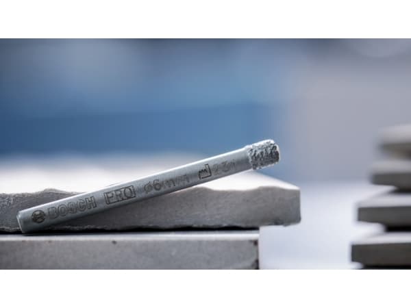 Bosch 2 608 599 049, Drill, Diamantdrillbor, 6 mm, Hard keramikk, Flis, 6,6 cm, Sylindrisk Skaft