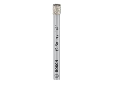 Bosch 2 608 599 049, Drill, Diamantdrillbor, 6 mm, Hard keramikk, Flis, 6,6 cm, Sylindrisk Skaft
