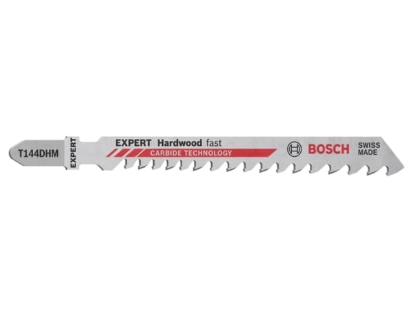 Bosch T144DHM, Figursågblad, Hårt träslag, Plast, Karbid, Rostfritt stål, 3,5 mm, 5 mm