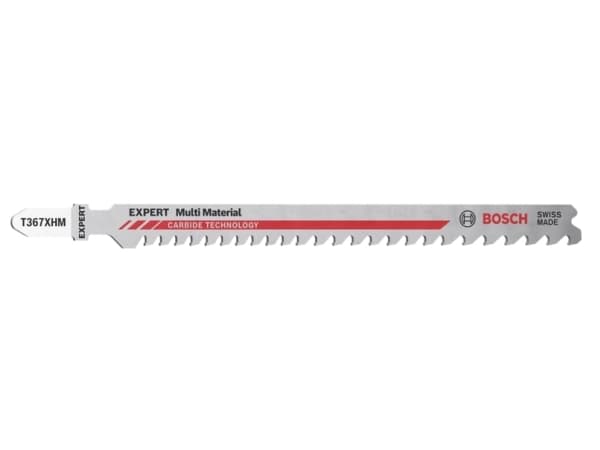 Bosch T367XHM, Figursågblad, Gjuten aluminium, Mortel, Plast, Stål, Trä med spik, Karbid, Rostfritt stål, 5 - 7, 3,5 mm