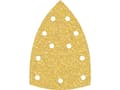 Miniatyrbilde 1 av 2: Bosch Accessories 2608901676 Slibepapirsæt til multisliber Kornstørrelse 40 (L x B) 102 mm x 93 mm 10 stk