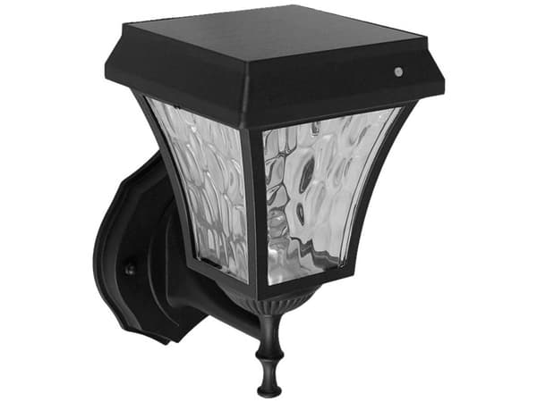 V-TAC Solar seinävalaisin VT-982-S 2889 LED (RGB) 2.00 W Lämmin valkoinen, luonnonvalkoinen, viileä valkoinen Musta (matta)