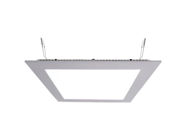 Deko Light 565163 LED Panel Square 20 LED-indbygningslys EEK: G (A - G) LED indbygget 16 W Perlelysegrå (RAL 9022)