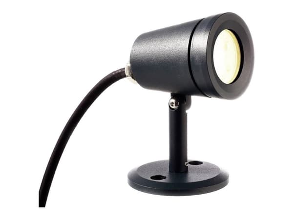 Deko Light Colt Utanpåliggande lampa LED infälld 3,20 W EEK: G (A - G) RGB, Varmt vitt Svartgrått