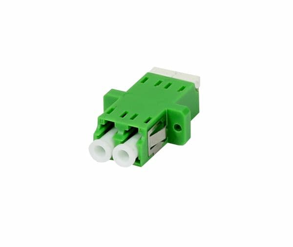 KuituliitinLCAPCjackLCAPCjack 9125u yksimuotokuituliitin vihreä duplex PVC-keraaminen muhvi, jossa on laippa ja lasersuojaus toisella puolella Synerg