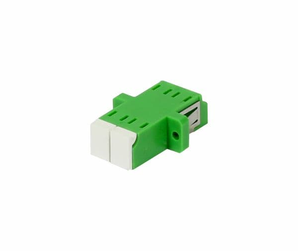 KuituliitinLCAPCjackLCAPCjack 9125u yksimuotokuituliitin vihreä duplex PVC-keraaminen muhvi, jossa on laippa ja lasersuojaus toisella puolella Synerg