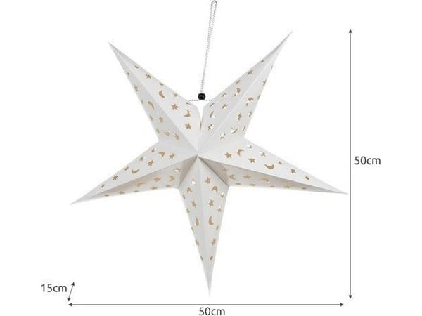 Ruhhy joulukoriste LED-tähti 3D- 60cm Ruhhy 20076