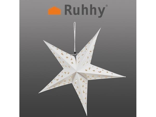 Ruhhy joulukoriste LED-tähti 3D- 60cm Ruhhy 20076