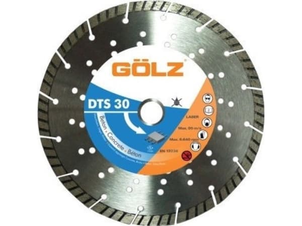 GOLZ DTS30 230x22.2mm universaali timanttikiekko
