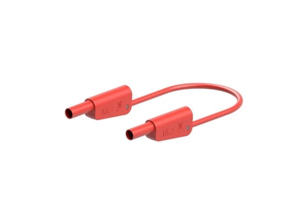 Stäubli SLK-4N-F25 Prøveledning [ - ] 25 cm Rød 1 stk