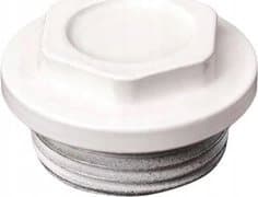 Hydroland RADIATOR CAP 1" VENSTRE, FULL, HVIT // G.KB.1L.