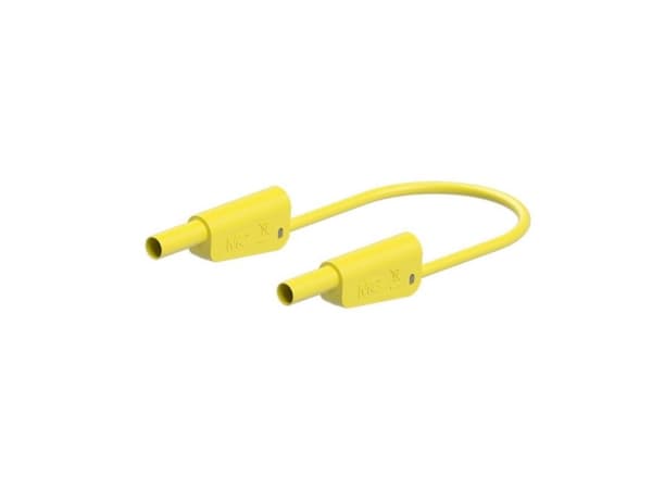 Stäubli SLK-4N-F25 Prøveledning [ - ] 75 cm Gul 1 stk