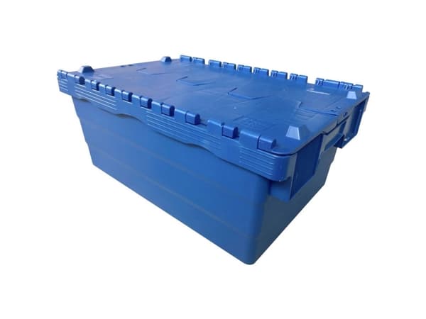 VISO DSW5527 Klapdæksel-kasse (B x H x T) 400 x 320 x 300 mm Blå 1 stk