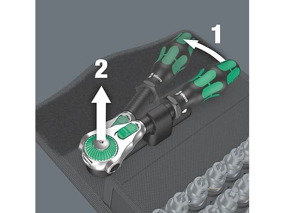Wera 8100 SB All-in hylsyavainsarja 3/8 35 kpl 05003536001