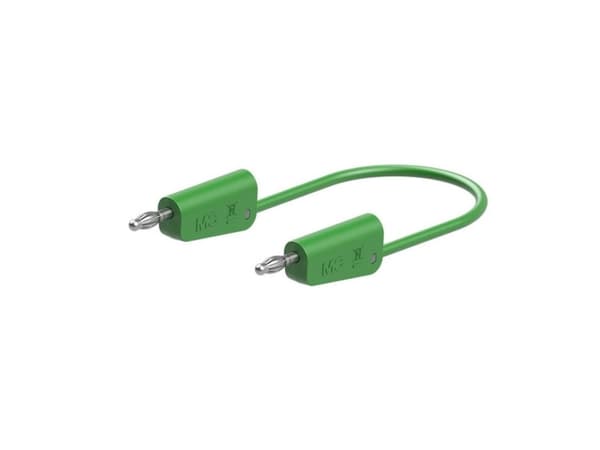 Stäubli LK-4N-S10 Testledning [ - ] 100 cm Grön 1 st
