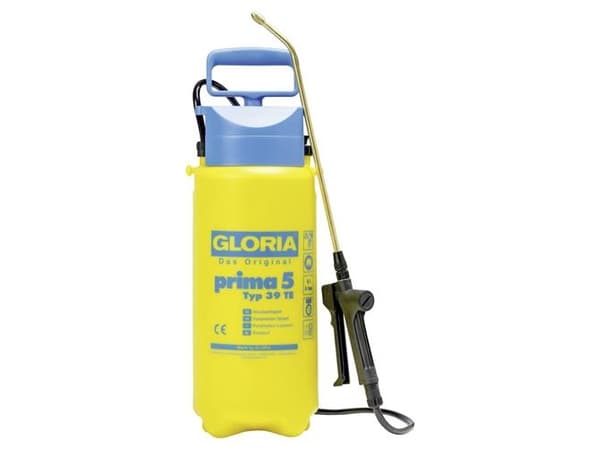 GLORIA Prima 5, Håndbasert sprøytepistol, 7 l, 5 l, Blå, Gult, Plast, Messing