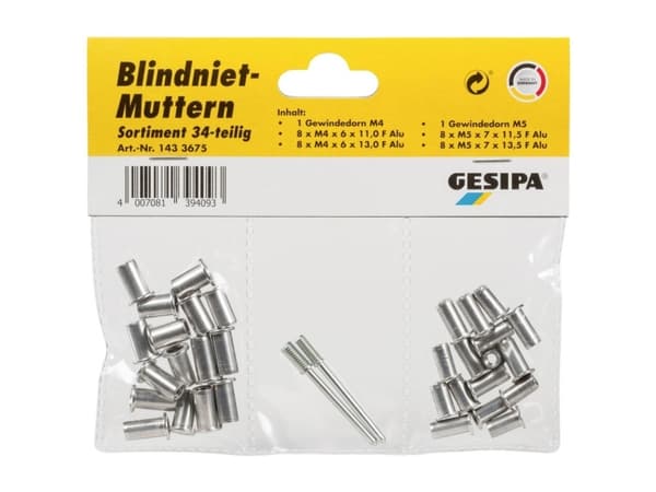Gesipa 1433675 Sokkoniitti 34 kpl