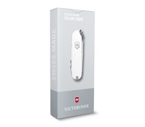 Victorinox 0.6223.7G, Fällkniv med låsblad, Kniv med flera verktyg, Drop point, ABS synthetics, Vit, 7 verktyg