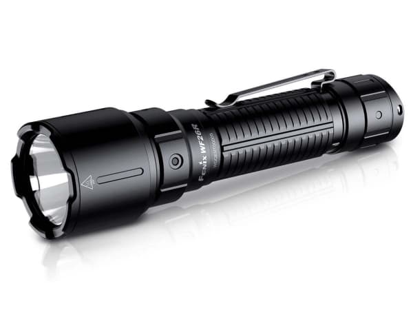 Fenix WF26R, Käsikokoinen taskulamppu, Musta, Alumiini, Painikkeet, 2 m, IP68 musta