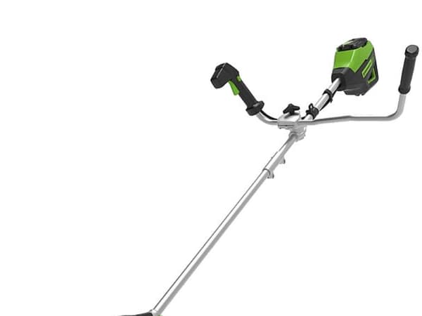 Greenworks GD60BCB, Siimatrimmeri, 40 cm, Nailonsiima, U-tyyppinen kahva, 2 mm, Musta, Vihreä, Hopea