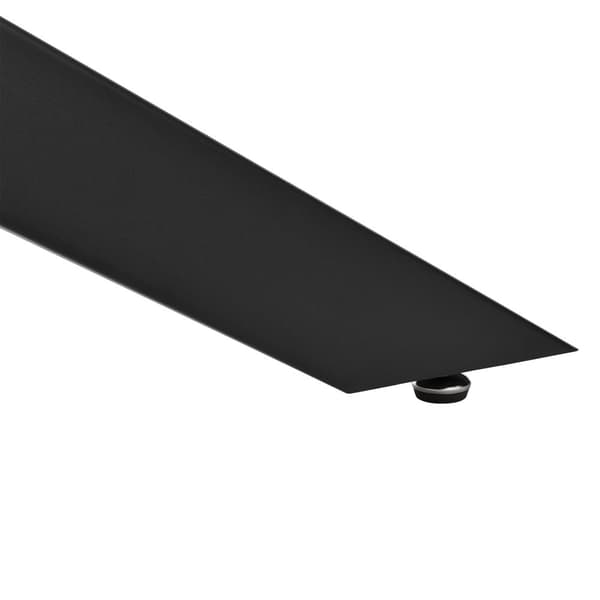Bordsben Oberau stjärnformad 98x58x43 cm stål svart [en.casa]