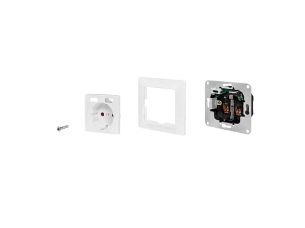 Pistorasia, 1x CEE 7/3, 1x USB-A, 1x USB-C