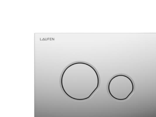 Laufen Lis tryk aw105 krom - betjeningsplade aw105 duoskyl