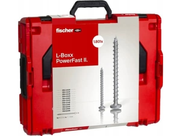 Fischer 568480 PowerFast II PH L-Boxx 102 Tallerkenskruer Indvendig multitand Stål Galvaniseret 1 stk