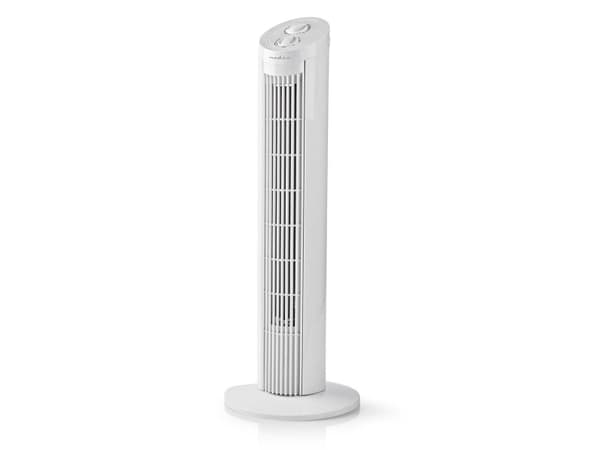 Nedis FNTR11CWT40, Husholdningstårnvifte, Hvit, Gulv, Plast, 1,5 timer, 1,8 m