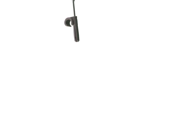 Mepac plugclip med søm for kabel 8-11 mm. Grå. Bor Ø 5,5 mm - (100 stk.)