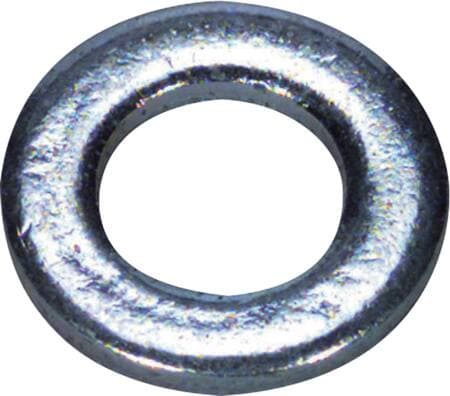 Skive M6 DIN 125A elforzinket materiale tykkelse 1,6mm indvendig diameter Ø6,4mm udvendig diameter Ø12mm - (100 stk.)