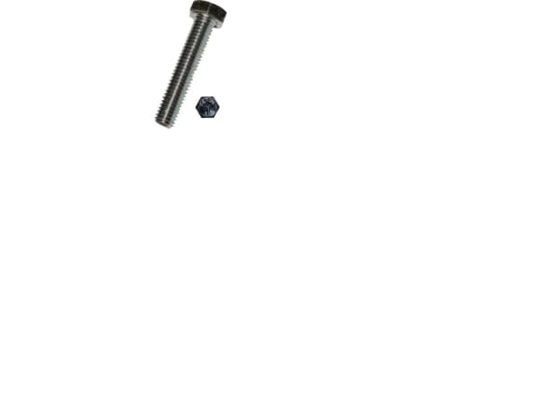 Sætbolt M6x30 mm DIN 933uden møtrik, elforzinketmed fuld gevindnøglevidde 10 mm - (500 stk.)