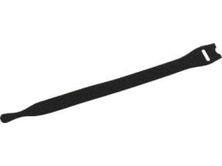 Kardborreband svart 7mm brett, längd 200mm - (25 st)