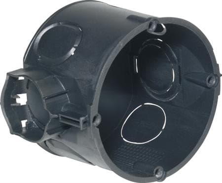 KAISER Euro uppokotelo 1056-04. Halkaisija Ø 60 mm, syvyys 46 mm. Musta halogeeniton