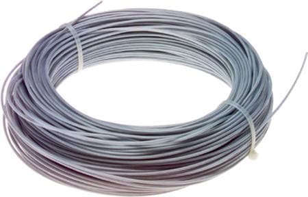 Nylon PP forhudet stålwire 1x9, wire 1,5mm med forhudning 2,5mm, ring 25m