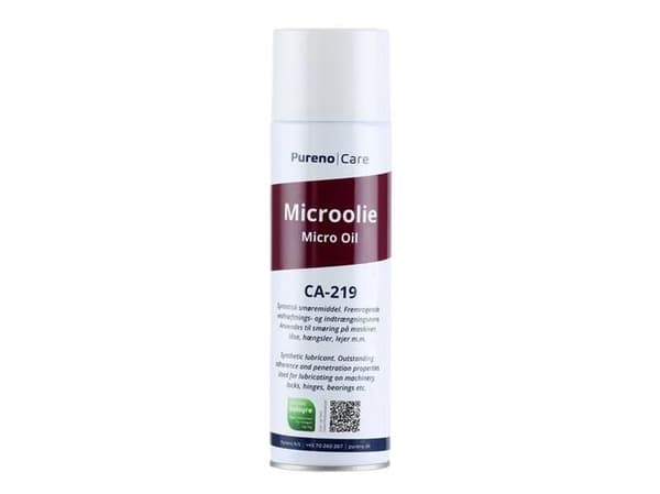 Mikroolja 500 ml spray, kolsyredrivmedel, för smörjning av maskiner, lås, gångjärn, lager osv