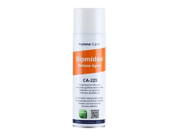 Slipmiddel spray 500ml. Drivmiddel kulsyre. Forhindrer fastklæbning af næsten alle former for limstoffer og harpiks