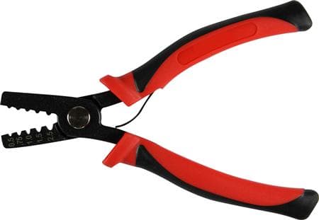 Crimptång för terminalrör 0,25-2,5mm, dorncrimpning, med returfjäder, längd 150mm