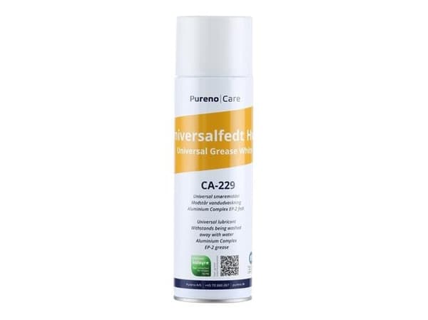 Universal Hvid Fedt NSF 500ml spray. til smøring af udstyr indenfor levnedsmiddelindustrien