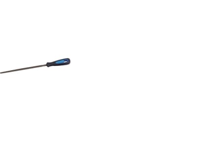 Halvrund fil mellem 6" 150 mmmed håndtag håndtag