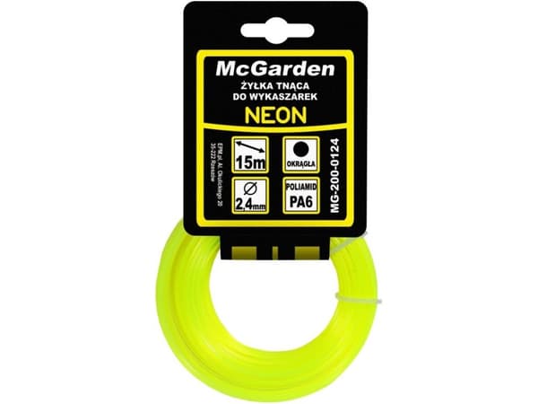 McGarden Round Brushcutter Line Neon 1.6mm 15m (MG-200-0116)